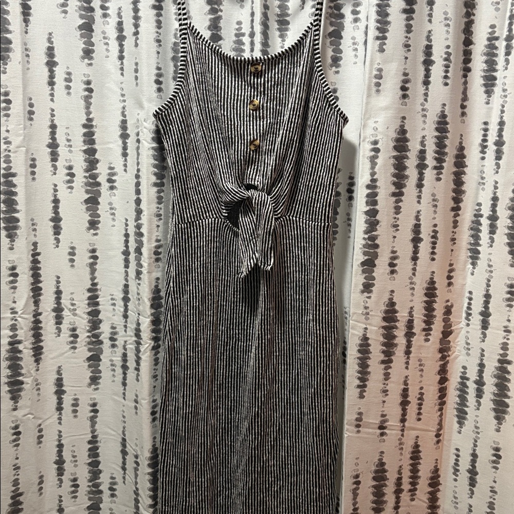 Caution To The Wind Monochrome Striped Top